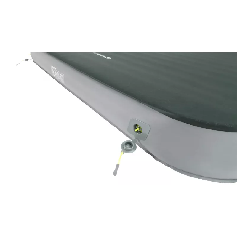 Podwójny materac powietrzny Outwell 400152 — 1380×2070×120 mm, poliester, zielony/szary