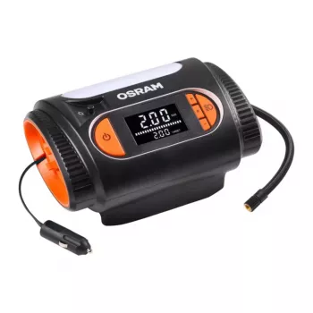 Kompresor powietrza Osram TyreInflate 2120 — kompaktowa, zasilana akumulatorem 12 V pompka do opon (OTI2120)
