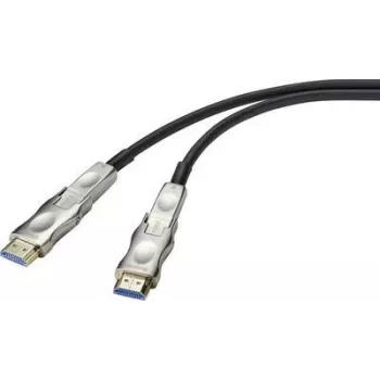 SpeaKa Professional Przewód adaptera HDMI 20,00 m SP-9538580 Osłona PVC Czarny [1x wtyk HDMI, wtyk HDMI D Micro - 1x wtyk HDMI, wtyk HDMI D Micro] (SP-9538580)
