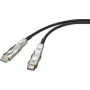 SpeaKa Professional Przewód adaptera HDMI 20,00 m SP-9538580 Osłona PVC Czarny [1x wtyk HDMI, wtyk HDMI D Micro - 1x wtyk HDMI, wtyk HDMI D Micro] (SP-9538580)