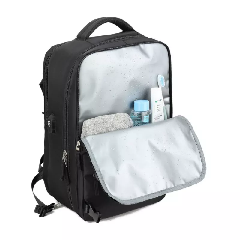 Plecak NOVEEN CTB400 unisex 25 L, poliester, 40×25×20 cm, czarny