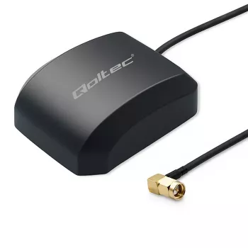 Antena GPS/GLONASS QOLTEC 28 dBi 50 W ze złączem SMA kątowym