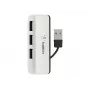 Belkin USB 2.0 4-Port Travel Hub, Srebrny, F4U021bt