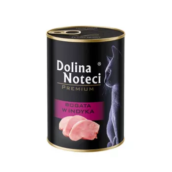 DOLINA NOTECI Premium Bogata w indyka - mokra karma dla kota - 400g