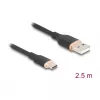 Kabel USB DeLOCK 81227 2,5 m USB A USB C Czarny