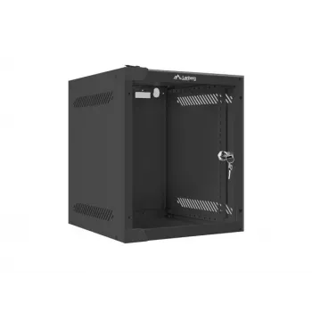 Szafa wisząca LANBERG WF10-2306-10B — 6U, 280×310×336 mm, głębokość 238 mm, czarna, udźwig 20 kg