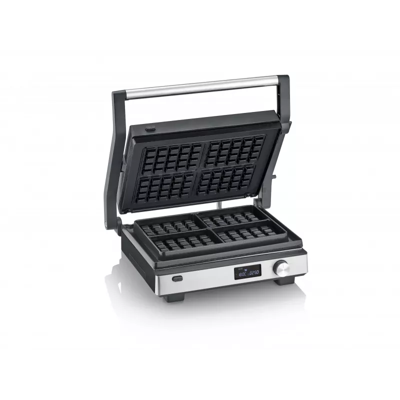 Grill kontaktowy Severin KG 2380 Czarny Srebrny 2000W Stal nierdzewna