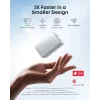Power bank Anker A1638 10000 mAh, 45 W całkowitej mocy wyjściowej, biały, wbudowany wysuwany kabel USB-C