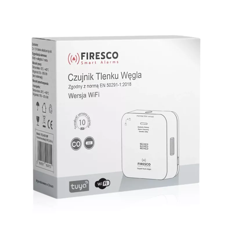 Detektor czadu z funkcją komunikacji FCO-850 WF