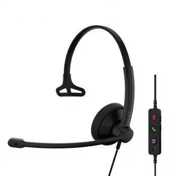 Zestaw słuchawkowy EPOS IMPACT 100 MS Mono USB-C+A przewodowy lekki 51g
