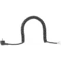 Bachmann kabel spiralny H05VV-F 3G 1,5mm² dł. 1,0m czarny AEH/CEE7/7 - Kabel
