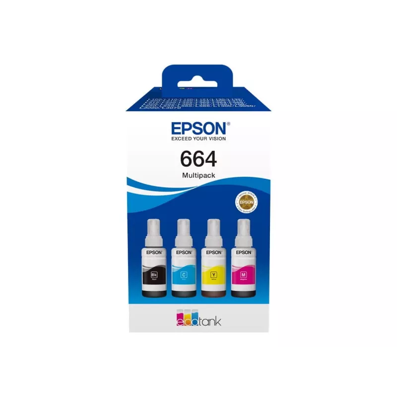 Epson C13T66464A oryginalny zestaw uzupełniający atrament do drukarek