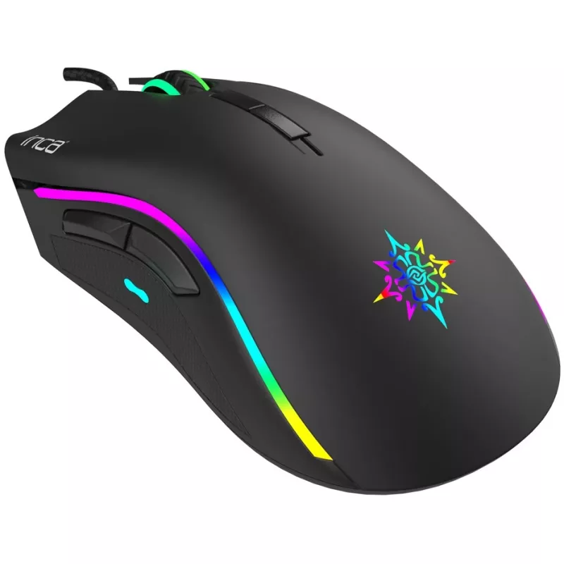 INCA Cian INCA ANAHITA RGB MAKRO KLAWISZE PROFESJONALNA MYSZ DO GIER