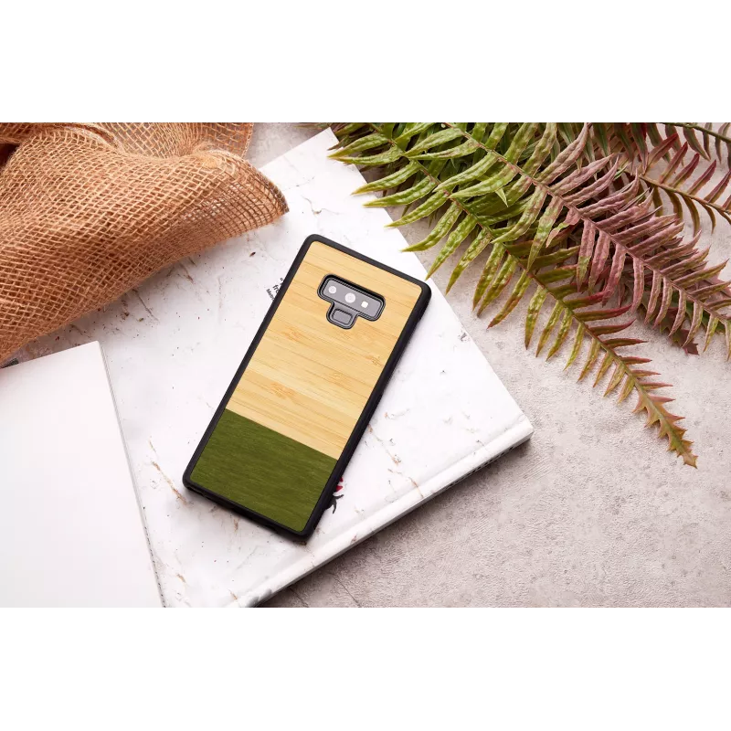 Etui na smartfon man and wood do Samsung Galaxy Note 9 — bambusowy las czarny