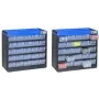 Magazynek na pojemniki magazynowe allit VarioPlus Pro 464620 modułowy organizer na drobne części 29/50 pojemników, szer. x wys. x gł. 300 x 285 mm