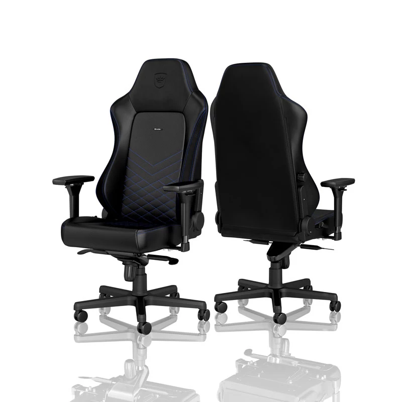 noblechairs HERO fotel gamingowy - Czarny/Niebieski