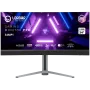 LORGAR 34MP1, UWQHD MiniLED Gaming Monitor Pro, 34'' (3440*1440) VA zakrzywiony monitor, czarny/mlecznoszary