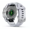Garmin Fenix 8 3,3 cm (1,3 cala) AMOLED 43 mm Cyfrowy 416 x 416 pikseli Ekran dotykowy Srebrny Wi-Fi GPS (satelitarny)