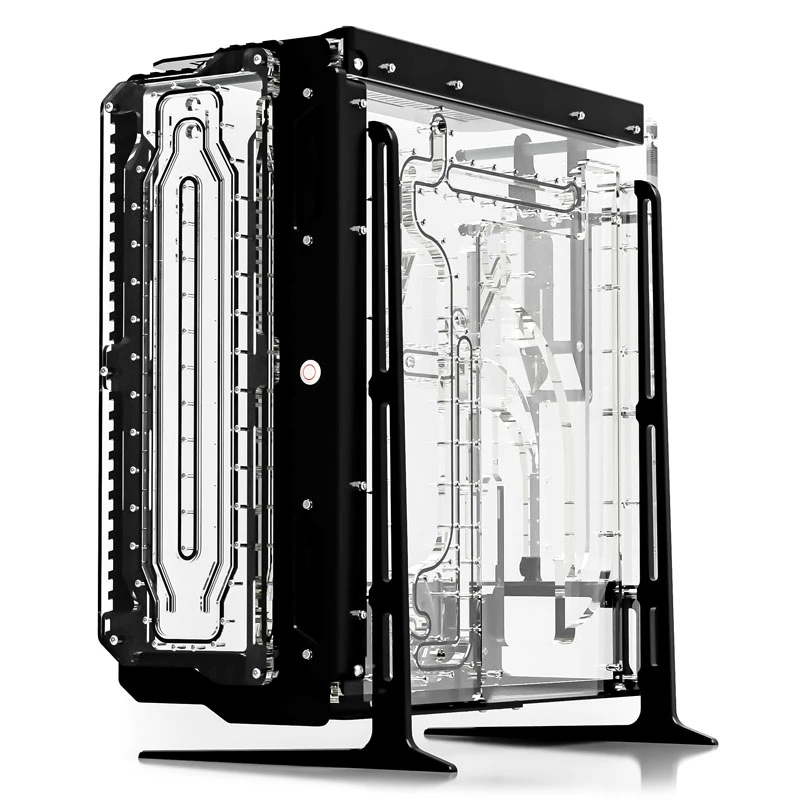 Przednia płyta dystrybucyjna do niestandardowego chłodzenia wodnego PC, Singularity Spectre 2.0 Elite – montaż przedniego panelu zbiornika/przepływomierza (SC-SPECTRE-ELITE-FRONT-BK)