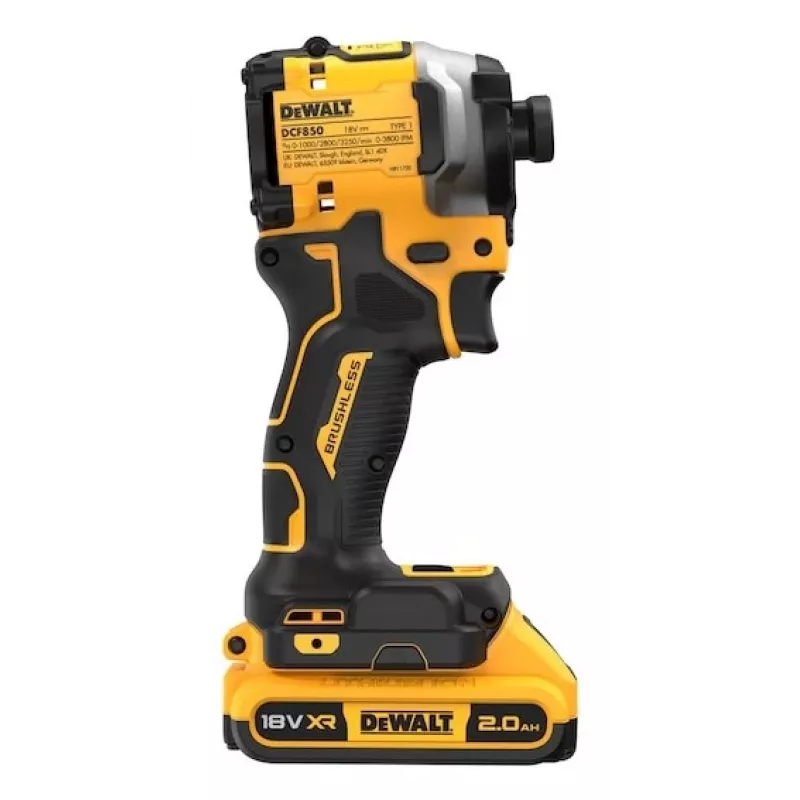 18v klucz udarowy 3 biegi; 208nm; walizka; 2x2ah