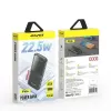 Awei PowerBank P10K 10000 mAh 22,5W Czarny/Czarny (10000mAh, 22W, 22,50Wh), Powerbank, Czarny