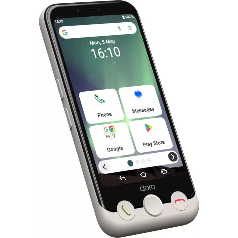 Smartfon Doro Aurora A10 4.5 cala 4GB RAM 64GB Czarny Biały