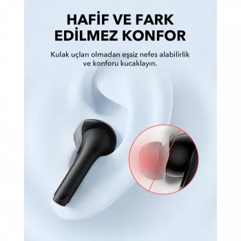 Douszny zestaw słuchawkowy True Wireless Anker Soundcore A3994G11 K20i, USB-C, czarny, wewnątrzkanałowy