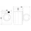 Pralka INDESIT MTWSC61294WPL 9 kg, klasa energetyczna C