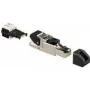 Złącze przewodowe RJ-45 Rutenbeck 13900321 Szary