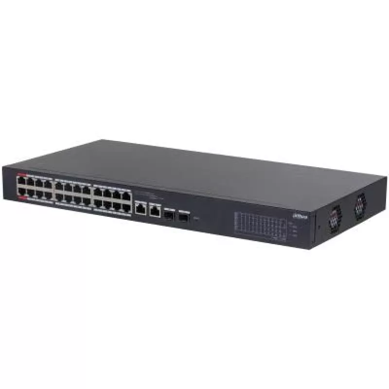 Przełącznik sieciowy Dahua Technology DH-CS4226-24ET-240 zarządzalny L2 Gigabit Ethernet (10/100/1000) Power over Ethernet (PoE) Czarny