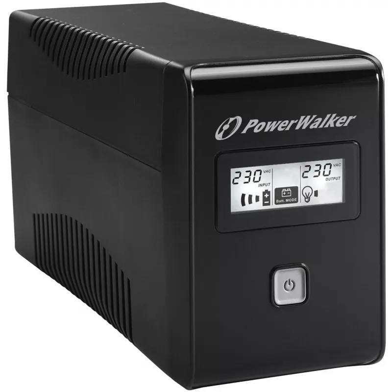 PowerWalker VI 850 LCD zasilacz awaryjny (UPS) Line-Interactive 0.85 kVA 480 W