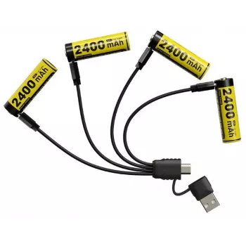 Akumulator Nitecore NH2400 Li-Ion AA 1.5V 2400mAh — zestaw 4 szt.