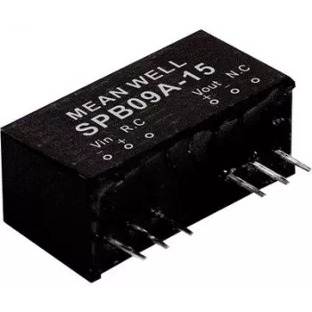 zasilacz mean well SPB09A-15, 9 W, 15 V, 0,6 A, RoHS