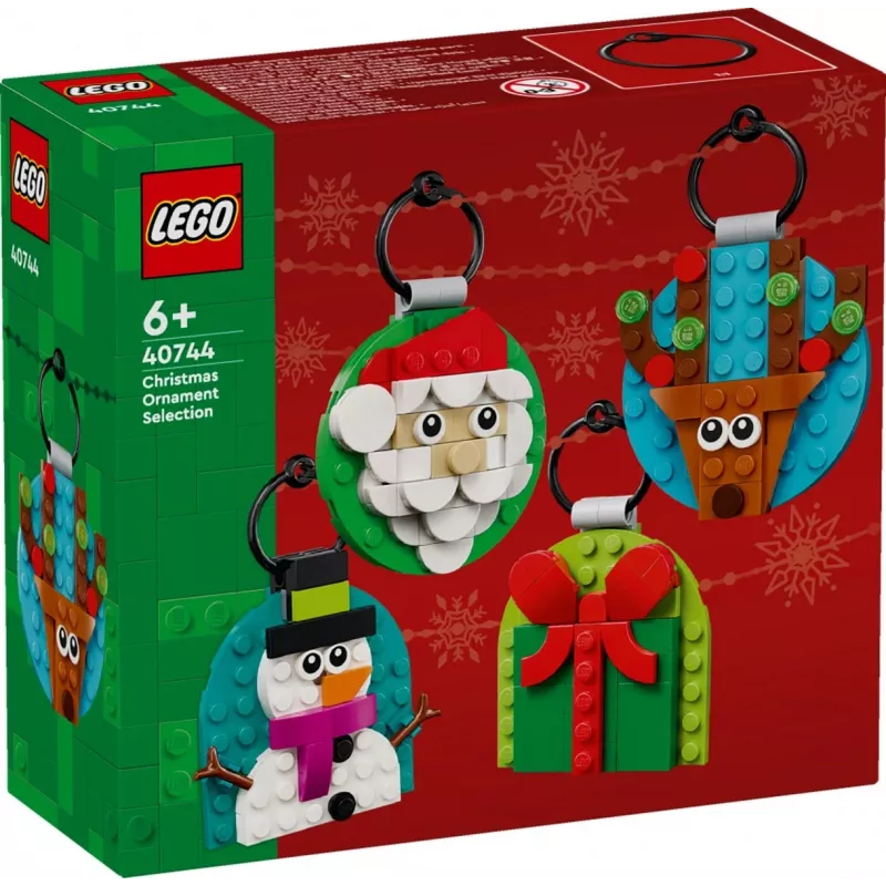 Zestaw ozdób świątecznych Bricks Iconic 40744