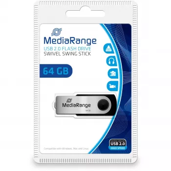 Pamięć USB MediaRange 64 GB USB Type-A Micro-USB MR912