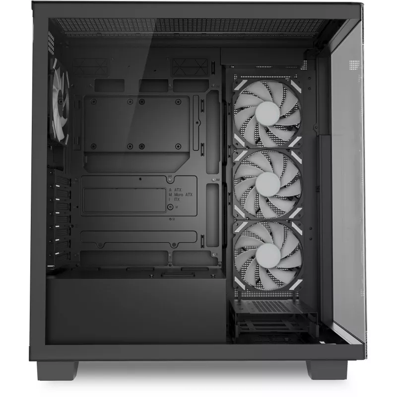 ELITE SHARK CA500, obudowa typu Tower, czarna, hartowane szkło x 2