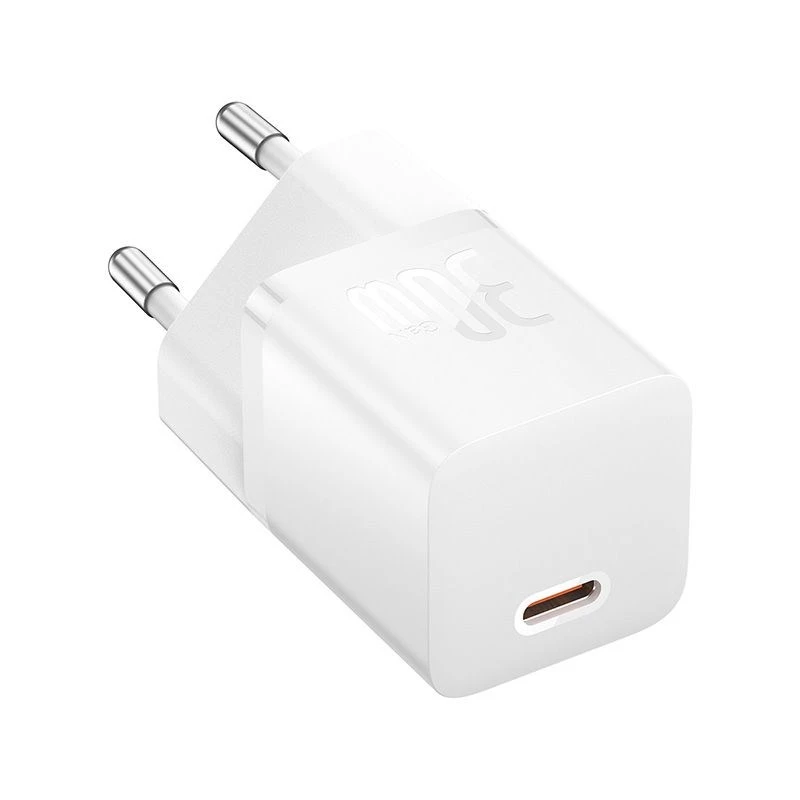 Ładowarka sieciowa Baseus P10110902213-01 USB-C GaN5 mini 30W, biała