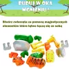 Animal Popular Playthings Magnetyczne Mieszaj i Dopasowuj Zwierzęta Wielokolorowe
