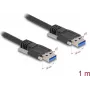 Kabel USB DeLOCK 81254 1m USB A Czarny 5 Gbit/s