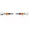 DeLOCK - Kabel HDMI - HDMI (M) do HDMI (M) - 50 cm - Potrójna izolacja - Czarny, Złoty - Obsługa 8K