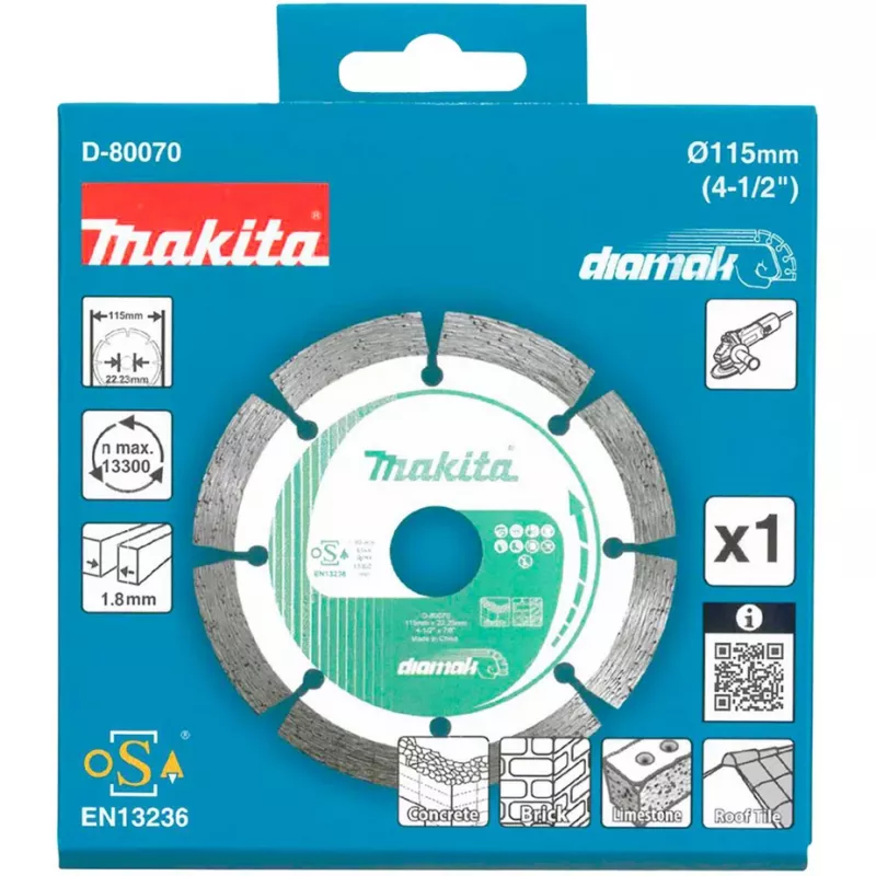 Makita D-80070 tarcza diamentowa 115x22,23 DIAMAK (D-80070)