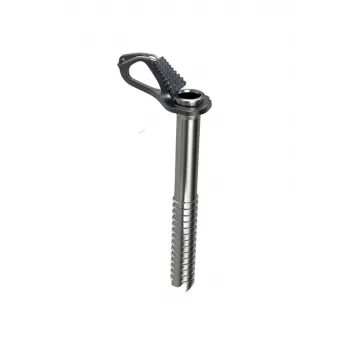 aero ice screw 19cm-szary niebieski ICE