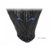 Oplot DeLOCK 18910 5 m x 16 mm czarny