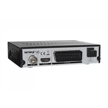 Naziemny cyfrowy tuner TV HD WIWA H.265 PRO DVB-T/DVB-T2 — Full HD, H.265, HDMI, SCART, USB, nagrywanie