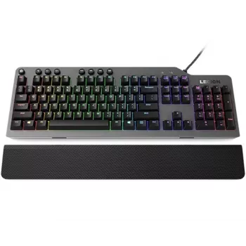 Mechaniczna klawiatura gamingowa Lenovo Legion K500 — pełnowymiarowa 104-klawiszowa…
