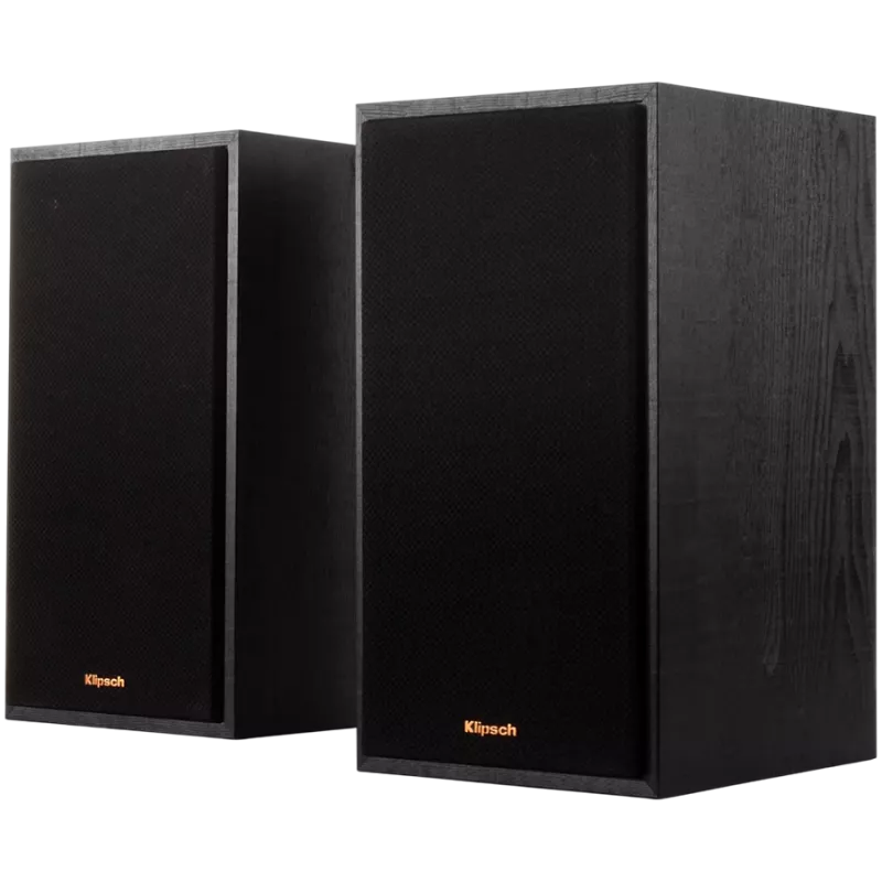 Aktywny głośnik półkowy KLIPSCH R-51PM — przewodowy i bezprzewodowy, 120 W, czarny/miedziany