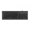Przewodowa pełnowymiarowa klawiatura NATEC Moray ES z USB, hiszpański QWERTY, 105 klawiszy, czytnik kart identyfikacyjnych, kabel 1,5 m, czarna