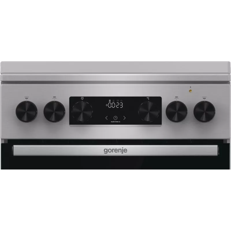 Gorenje GKS5C71XF Wolnostojąca kuchenka z piekarnikiem Srebrny