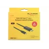 DeLOCK 85256 adapter kabla wideo 2 m USB Type-C DisplayPort Czarny