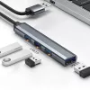 Hub USB QOLTEC 53793 — wejście USB 3.0, 3× porty USB 2.0